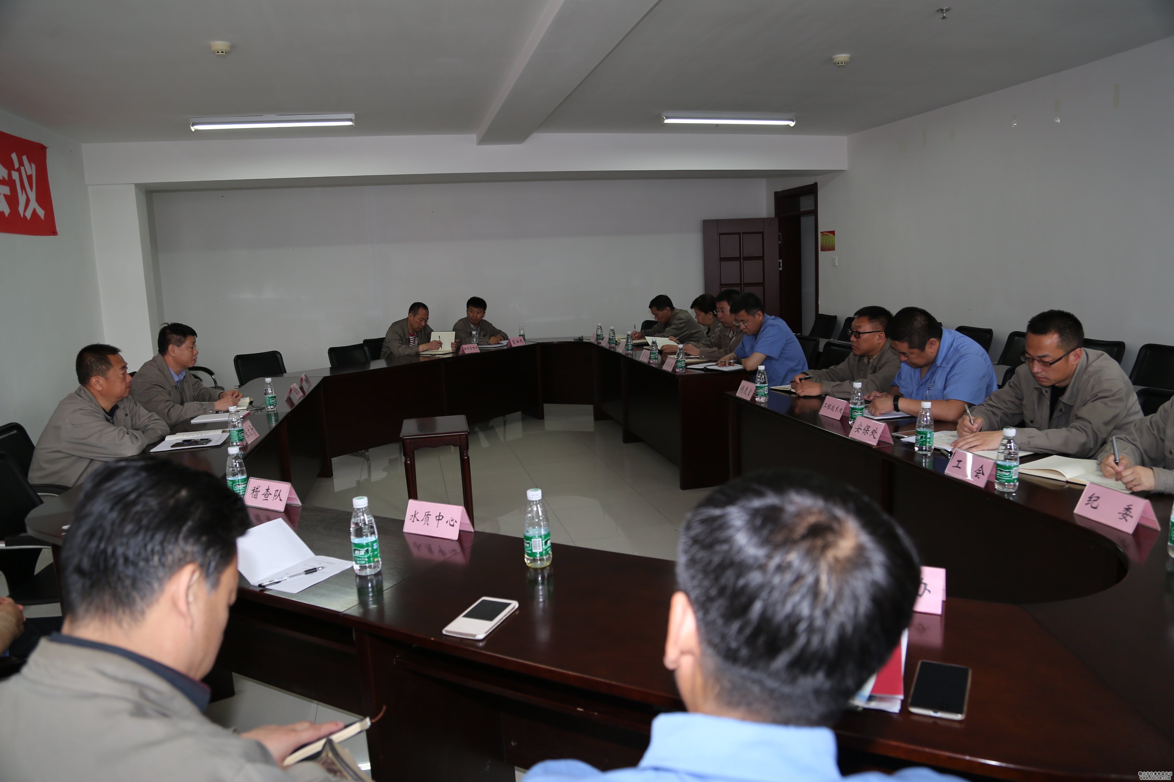 水務集團與機關部處室簽訂2017年度工作目標責任書